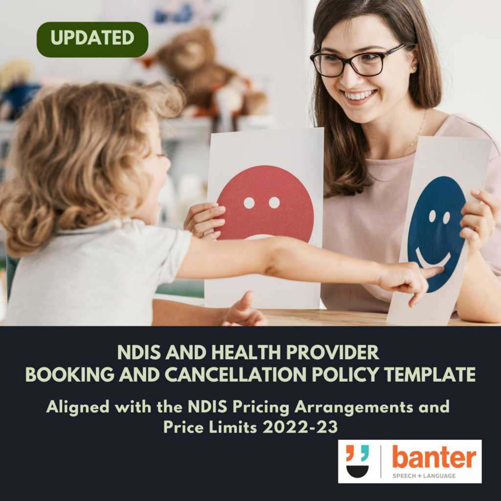 Updates To Slp And Ndis Template Agreements Banter Speech Language