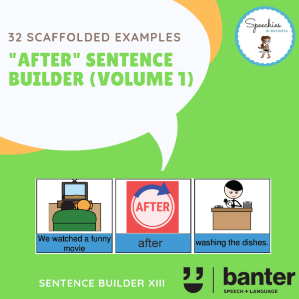 AFTER Sentence builder