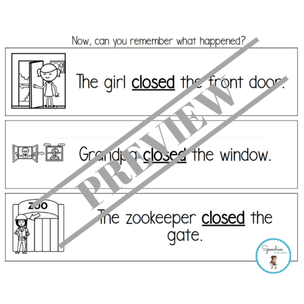 Regular Past Tense Verbs 2