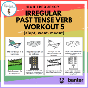 irregular past tense verb work out 5