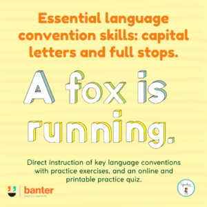 Essential Language Convention Skills Capital Letters and Full Stops