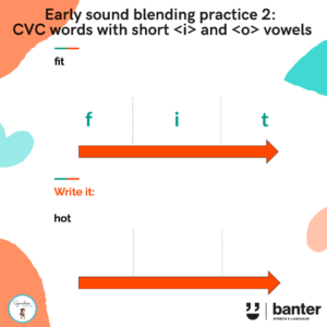 Early sound blending practice 2