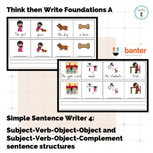 Think and Write Foundations A SSW4 SVOO SVOC