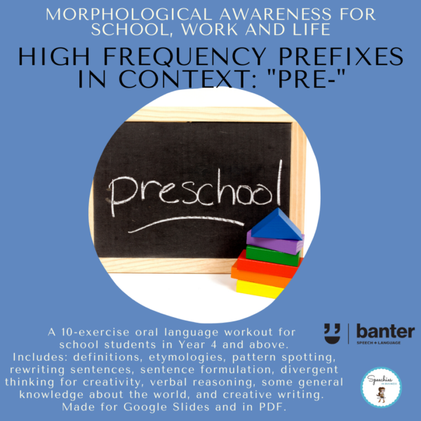 HIGH FREQUENCY PREFIXES IN CONTEXT_ _PRE-_