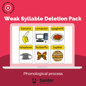 Weak Syllable Deletion Pack