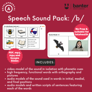 Speech Sound Pack b